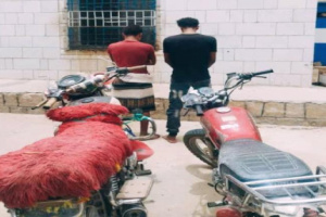 ضبط عصابة متخصصة بسرقة الدراجات النارية في مدينة عتق