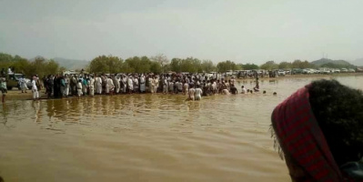 المحافظ بن الوزير يوجه بسرعة رصد الاضرار، أمطار غزيرة وسيول جارفة تخلف 6 وفيات وخسائر مادية بشبوة