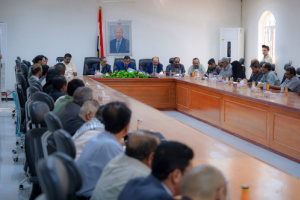 برئاسة المحافظ بن الوزير المكتب التنفيذي، يعقد دورته الاعتيادية ويقف أمام تداعيات المنخفض الجوي