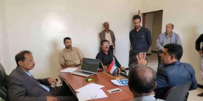 فريق التوجيه والرقابة الرئاسي يتفقد مكاتب إدارات الهيئة التنفيذية للمجلس الانتقالي بشبوة