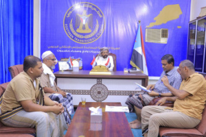 انتقالي وادي حضرموت يناقش مع مقدم حافة القطن سبل تعزيز الدور المجتمعي والثقافي للحافة