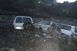 أصبحت منطقة منكوبة..سيول مدمرة تضرب جبل حبشي