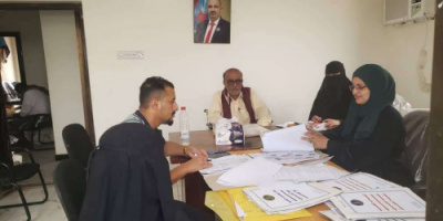 فريق التوجيه والرقابة الرئاسي يتفقد سير عمل منسقيات كليات جامعة أبين