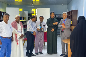 فريق الرقابة والتوجيه الرئاسي يزور جامعة العلوم والتكنولوجيا فرع حضرموت