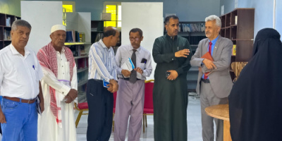 فريق الرقابة والتوجيه الرئاسي يزور جامعة العلوم والتكنولوجيا فرع حضرموت