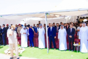 الرئيس الزًبيدي يفتتح محطة الطاقة الشمسية في شبوة رسميا