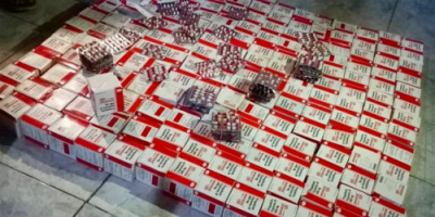 قوات العمالقة الجنوبية تضبط كمية كبيرة من المخدرات في باب المندب