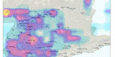 توسع نشاط الأمطار الرعدية بمديريات وادي حضرموت