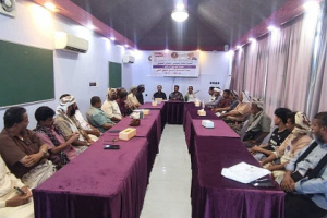 القيادة المحلية لانتقالي مكيراس تعقد اجتماعها الموسع للفصل الثاني وتجدّد الدعوة لتحرير المديرية