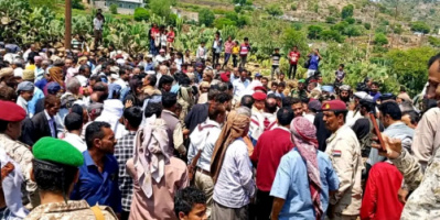 الضالع تشيع فقيد الوطن اللواء الركن محمد ناجي سعيد في موكب جنائزي مهيب