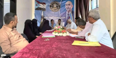 فريق التوجيه والرقابة الرئاسي يطلع على خطط الإدارات التنفيذية بانتقالي الضالع