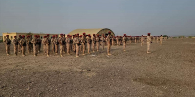 بعرض عسكري ..  اللواء 14 صاعقة يحتفي بالذكرى السادسة لتأسيسه والذكرى الـ54 لتأسيس الجيش الجنوبي 