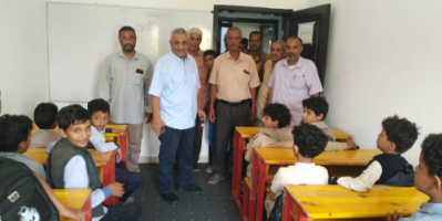 مدير عام مكتب التربية والتعليم بالضالع يدشن العام الدراسي الجديد