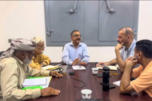 وكيل وزارة الزراعة والأسماك يناقش مع البرنامج الإنمائي تدخلاته للحد من أضرار السيول على عدن ولحج