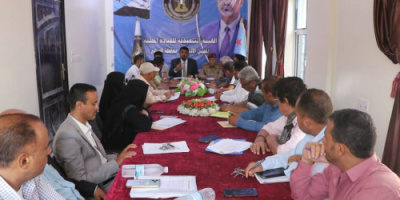 تنفيذية إنتقالي الضالع تعقد اجتماعها الدوري بحضور فريق الرقابة والتوجيه الرئاسي