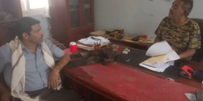 انتقالي نصاب يتفقد إدارة أمن المديرية ويطلع على أوضاع السجناء