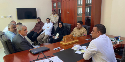 فريق التوجيه والرقابة الرئاسي يزور مستشفى 24 أبريل العسكري بالمكلا