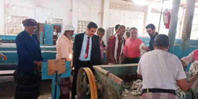 فريق التوجيه والرقابة الرئاسي يتفقد عدداً من المرافق الحكومية في أبين