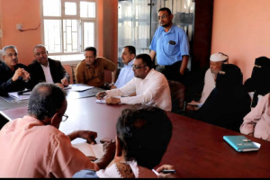 فريق التوجيه والرقابة الرئاسية يطلع على نشاط مكتب الزراعة والري في محافظة لحج