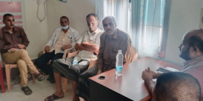 قيادة انتقالي ردفان تلتقي بإدارة الصحة في المديرية 