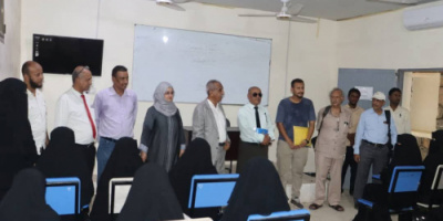 فريق التوجيه والرقابة الرئاسي يدشن العام الجامعي الجديد بجامعة أبين