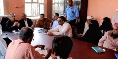 فريق التوجيه والرقابة الرئاسية يطلع على نشاط مكتب الزراعة والري في محافظة لحج