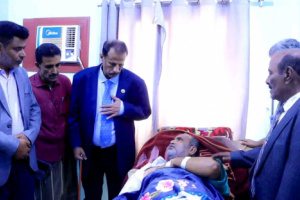 فريق التوجيه والرقابة الرئاسي يزور مستشفى الشيخ محمد بن زايد التعليمي بشبوة