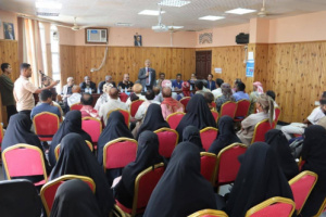 فريق التوجيه والرقابة الرئاسي يعقد لقاءً مع أبناء مديرية الريدة وقصيعر