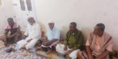 انتقالي ساه يزور رئيس اللجنة المحلية بمركز الضبيعة للاطمئنان على صحته