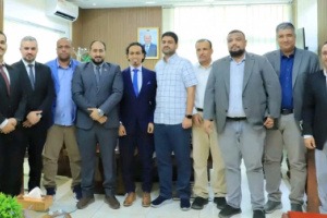 الأمين العام يشهد مراسم تسليم مهام نائب وزير الإعلام والثقافة ونائِبي المدير التنفيذي لشركة النفط