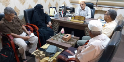 د. العمودي يلتقي رئيس مركز المعرفة للدراسات والابحاث
