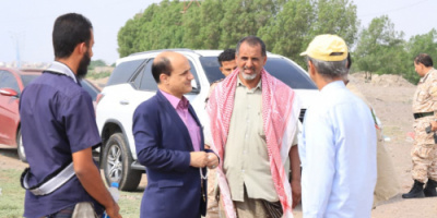 مدير عام دارسعد يتابع سير العمل في مشروعي إنشاء محطة الضخ وخط الصرف الصحي الممتد من جولة القعيطي وصولا الى أحواض المعالج بالعريش