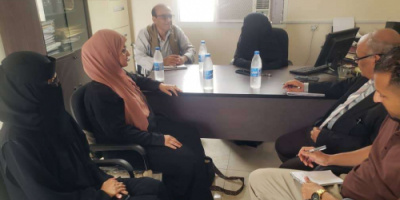 فريق التوجيه والرقابة الرئاسي يزور كلية الإدارة والاقتصاد بجامعة أبين