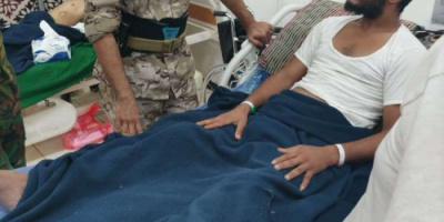 العميد المعكر يتفقد جرحى اللواء السادس دعم وإسناد في مستشفى عبود العسكري بعدن