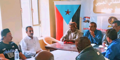 تنفيذية انتقالي جحاف تناقش عددًا من القضايا الخدمية بالمديرية