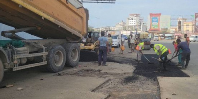 الداؤودي يتفقد أعمال ترميم شوارع مديرية المنصورة
