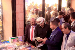 فريق التوجيه والرقابة الرئاسي يشارك في افتتاح المعرض السادس للكتاب بشبوة