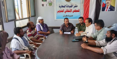 تنفيذية انتقالي كرش تناقش الأوضاع المعيشية والأمنية بالمديرية