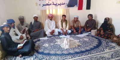 تنفيذية انتقالي منعر تناقش الأوضاع الاقتصادية والخدمية بالمديرية