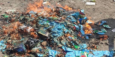 صحة البيئة بالمنصورة تشن حملة واسعة لسحب وإتلاف شمة الحوت