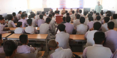 انتقالي الضالع ينفذ حملة توعوية لطلاب ثانوية أبو عشيم عن مخاطر المخدرات