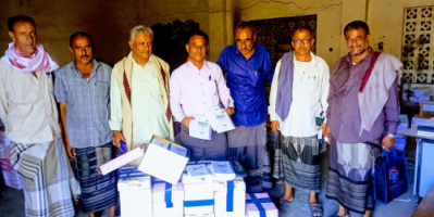 انتقالي ردفان يرفد إدارة التربية في المديرية بعدد من الكتب المدرسية