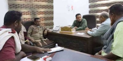 الحالمي يناقش مع مدير عام مديرية تبن تطوير المشاريع الخدمية