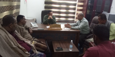 رئيس انتقالي لحج يبحث مع مدير عام تبن أولويات التنمية والخدمات وتعزيز الجهود المشتركة