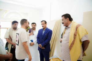 بن الوزير يتابع تأهيل مبنى الإدارة المحلية في شبوة