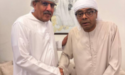رئيس الجمعية الوطنية يلتقي الكاتب والصحفي هاني مسهور في أبوظبي