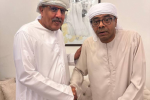 رئيس الجمعية الوطنية يلتقي الكاتب والصحفي هاني مسهور في أبوظبي