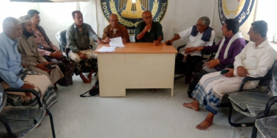 تنفيذية انتقالي رصد تستعرض تنائج زيارة مكتبي الصحة والصناعة إلى المديرية