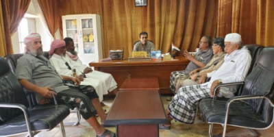 انتقالي القطن يبحث مع السلطة المحلية سبل تعزيز الإصلاحات الاقتصادية بالمديرية