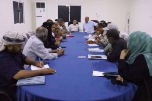 فريق التوجيه يلتقي المفوضية الجنوبية المستقلة لمكافحة الفساد في لحج